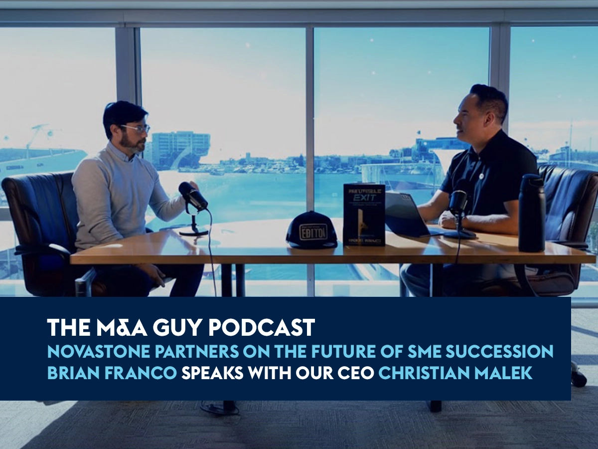 The M&A Guy Podcast: Novastone Partners on the Future of SME Succession